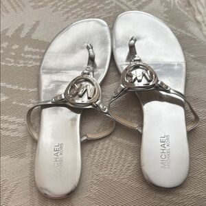Michael Kors Silver Sandals